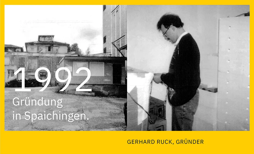 Historische Fotos der Unternehmensgründung von ruck.