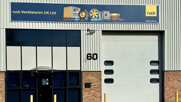 ruck Ventilatoren in Rochester, Großbritannien.